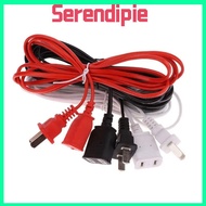 SERENDIPIE Power Extension Cord, 2/3/5m PVC AC Power Cord,  Two-pin Copper Cables