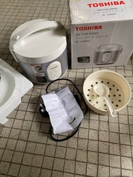 1L Toshiba rice cooker 東芝電飯煲（上水交收）新淨少用正常使用 Trade at sheung shui 家庭用品，家庭電器，煮食工具，廚具