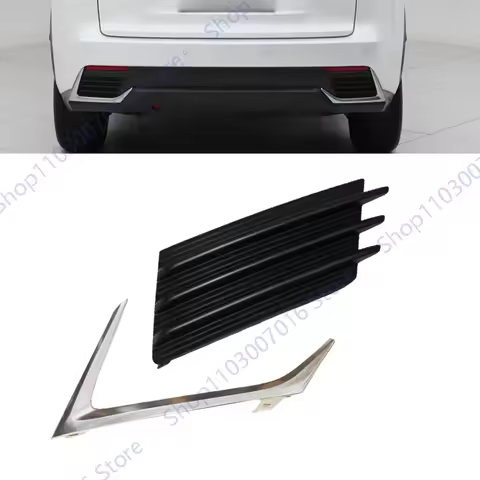 For Lexus NX NX200t NX300 NX300H 2017 2018 2019 2020 Rear Bumper Fog Light Cover Rear Foglamp Frame 