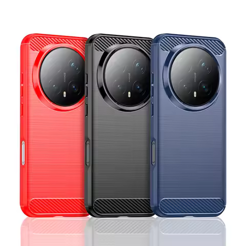 For Cover Honor Magic 8 Pro Case Honor Magic 8 Pro Shockproof Soft Silicone Carbon Fiber Back Case F