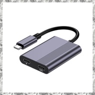 [I O J E] USB-C Hub 2-In-1 USB-C Hub VR/AR Glasses Charging Converter USB-C Power and Data Splitter 