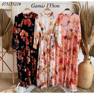 Imported Nagita Gamis/floral motif/Bshan Silky