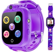 PROGRACE Kids Watch Girls Gift - Kids Watch Toddler Watch with Games 90° Rotatable Camera Music Alar