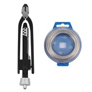 (MBNW) 1Set Aviation Safety Wire Locking Pliers 7.5M 6-Inch Fuse Safety Wire Twisting Pliers Set