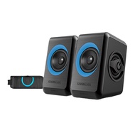 Sonicgear 強效低頻振膜多媒體音箱  quatro2  黑藍色