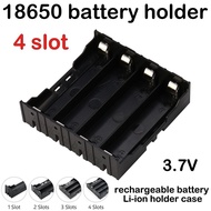 18650 Battery Holder 4 slot Box Case holder Rechargeable lithium ion Battery Container Hard pin Powe