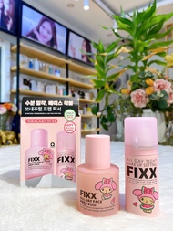 Set Kem Lót+ Xịt Khoá Nền So Natural Powder4room All Day Face Prep Fixx