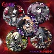 Bang Dream Ave Mujica Anime Badge 75mm,  Two Dimensional Merchandise Brooch Pin, Backpack Ornaments 