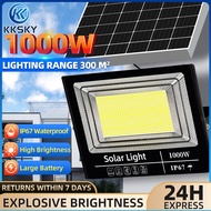 KKSKY Original Heavy Duty Solar Led Lights Outdoor Waterproof Promo Sale Flood Light With Panel Sola