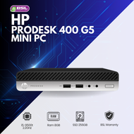 ครบชุดสุดคุ้ม HP ProDesk 400G5 mini pc CPU i5 GEN 9 มาคู่กับหน้าจอ  LCD 20 - 24 นิ้ว คอมมือสอง Used 
