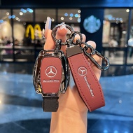 Applicable to Mercedes-Benz gla200Key cover c200l Buckle b200Car cla220Male c180l Vintage Style Wome