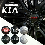 KIA Car Wheel Center Hub Cap Emblem Sticker Accessories For KIA EV6 Stinger RIO Sorento Picanto Ceed