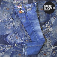 LOIS JEANS STRAIGHT CUT LIGHT WASH PANTS - CFS146F -