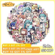 63pcs Anime Game World Project Avatar Stickers Kawaii Graffiti Laptop Notebook  Decoration Gift