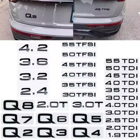 For Audi Q2 Q3 Q4 Q5 Q6 Q7 Q8 Model 1.9 2.0 2.5 3.0 4.0 5.0TDI 30 35 40 45 50 55TFSI Version 2.0 3.0