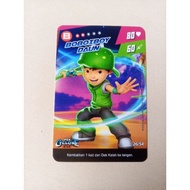 MONSTA GALAXY CARD BOBOIBOY BY PCS PEK TECHNO BREAKER & PEK CYCLONE FURY