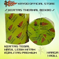 KAYOO THERMAL PAPER CASH RECEIPT PAPER ROLL THERMAL 80MM 80X80 THERMAL PRINTER 79 80 x 80 80x80MM