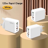 120W European Standard Mobile Phone Charging Plug for Iphone12/13  15/14 Huawei Xiaomi Neutral Russia France Tablet Charger British Standard Dubai Singapore Malaysia Fast Charge