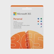 Phần mềm Microsoft 365 Personal - 12 tháng - Dành cho 1 người - 5 thiết bị/tài khoản - Word, Excel, PowerPoint - 1TB OneDrive