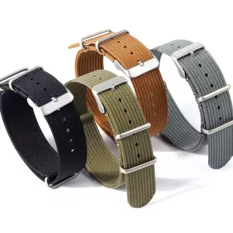 14/16/18/20/22mm NATO Watch Band Bracelet Quick Release NATO Strap Wristband Watch Accessories Vinta