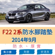 BMW-September 14 F22 2-SERIES 2D SERIES Special Wear-Resistant Waterproof Foot Mat F22