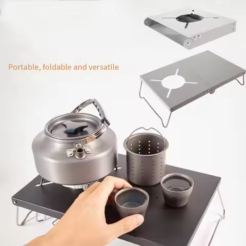 Outdoor Camping Picnic BBQ Stove Tables Foldable Gas burner Table Spider Stove Accessories for SOTO 