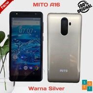 HP MITO Android A16 Jaringan 4G RAM 1GB Internal 8GB + Tambahan SD Card VGen 8GB Class 10
