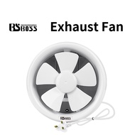 BS BOSS exhaust fan 6 inch 8 inch Round PVC Wall Type Ventilation fan Exhaust Fan Bedroom Living Roo