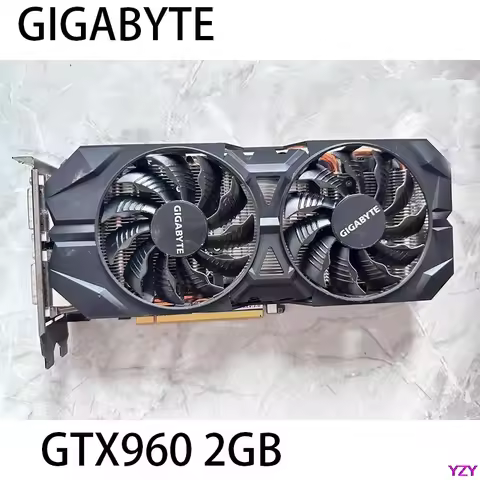 Original GeForce GTX 960 2GB Video Card 128Bit GDDR5 Graphics Cards for nVIDIA Map GTX950 GTX 960-2G