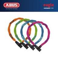 Abus 6806K/75, 6806K/110 Catena Square Chain Lock with Textile Sleeve. 6 Colour Variance.
