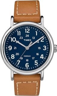 Timex Men's Weekender 40 mm Watch Tan/Blue