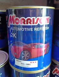 สีพ่นรถยนต์ สีมอริสัน  MORRISON สีมอริสัน 2K TOYOTA (รถโตโยต้า)  NO.6M6 (ขนาด 1 ลิตร)