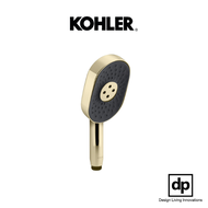 KOHLER หัวฝักบัว รุ่น [Statement/WaterMind Technology] สีเฟรนช์โกลด์ แบบทรงรี ปรับสายน้ำได้ 3 แบบ K-