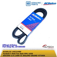 Fanbelt V Belt Fan Belt 5PK 1650 ESCUDO 2,000 CC BALENO GRAND VITARA Ac Delco