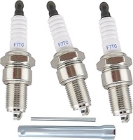 YSIL 3Pcs F7TC Spark Plug With Wrench Replace For GX120 GX160 GX200 GX240 GX270 GX340 GX390 Mower Ge