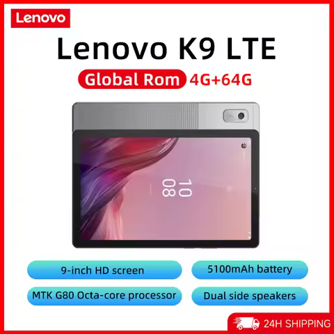 Global Lenovo Pad K9 Tablet 9-inch HD screen Portable Tab 4G+64G Android 12 Tablet M9 Grey LTE 5100m