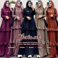 Gloria set [MUST ASK FOR STOCK BEFORE ORDERING] gloria hijab dress set