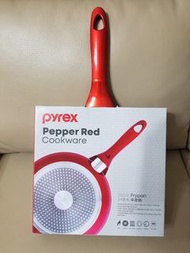 24cm單柄炒鑊pyrex pepper red cookware煎pan