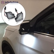 JULIEFASHION 2Pcs LED Car Front Under Side Mirror Light Puddle Lamps For Skoda Octavia 3 2 5E 1Z 200