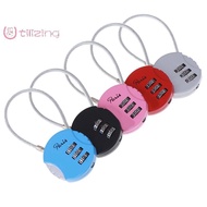[UtilizingS] 1Pc 3.7*9cm Mini 3 Digit Combination Travel Luggage Suitcase Code Lock Padlock new
