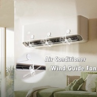 2pcs/set Air Conditioner Wind Guide Fan  Aircond windshield Adjustable Foldable Aircon Deflector