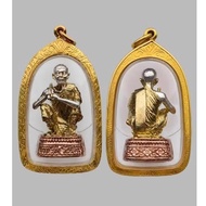 Roop Lor LP Koon Roon Lap Yod Tweekoon.Ngern Choop Sam Kasat (3K).Real Gold Casing.Wat Ban Rai.LP Ko