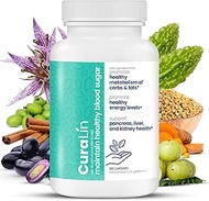 CuraLin Blood Sugar Support Supplement - Promotes Healthy Glucose and A1C Levels & Supports Healthy