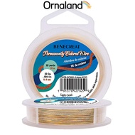 1roll Round Craft Copper Wire Light golden 0.6mm 22 Gauge