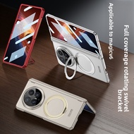 Armor Magnetic Hinge All-included Armor Case For Honor Magic V6 V5 Wireless Charge Ring Holder Scree