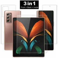 3 in 1 TPU Hydrogel Film For Samsung Galaxy Z Fold 6 / Z Fold 5 / Z Fold 4 / Z Fold 3 / 2 Screen Pro