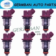 6X Fuel Injector Bico 37001 For Mercury Mariner 75-90-115-200-225 7590115200225 Rail Injector 804528