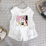 [Hi Baby] 1-8 Years Old Children's Cartoon Hooded Vest Suit Summer New Shorts Men 'S And Women 'S Su