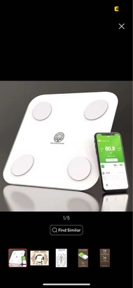 智能体重秤 老配方 BMI Smart Apps Weighing Scale The future food