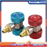 【BM】One Pair R134A High Low Quick Coupler Connector Adapters Type AC Manifold Gauge Auto Set for A/C Manifold Gauge Brass Adapter